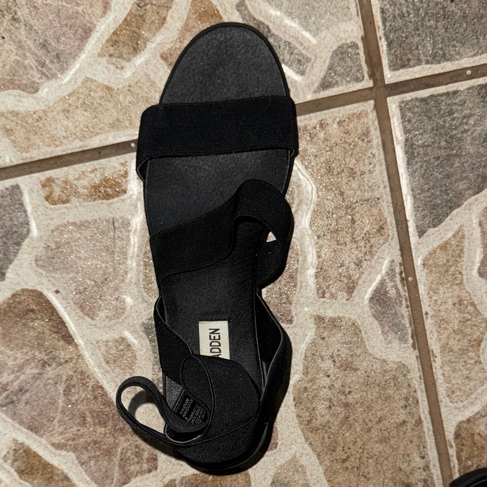 Steve Madden Black Women's Sandals